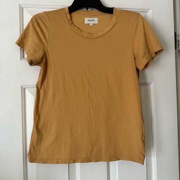 MATE the Label Tops - MATE the Label T-shirt, size small, women’s, tan